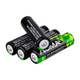 Li-ion 18650 2000mAh Rechargeable Batteries for Solar & Outdoor Lighting, 3.7V, 4-pk A1A4 - product image 1