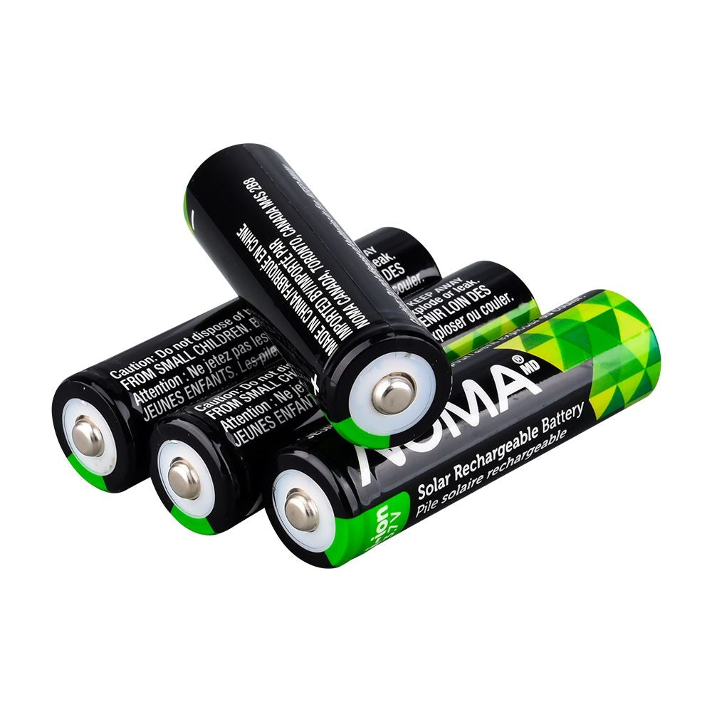 Li-ion 18650 2000mAh Rechargeable Batteries for Solar & Outdoor Lighting, 3.7V, 4-pk A1A4 - product image 1