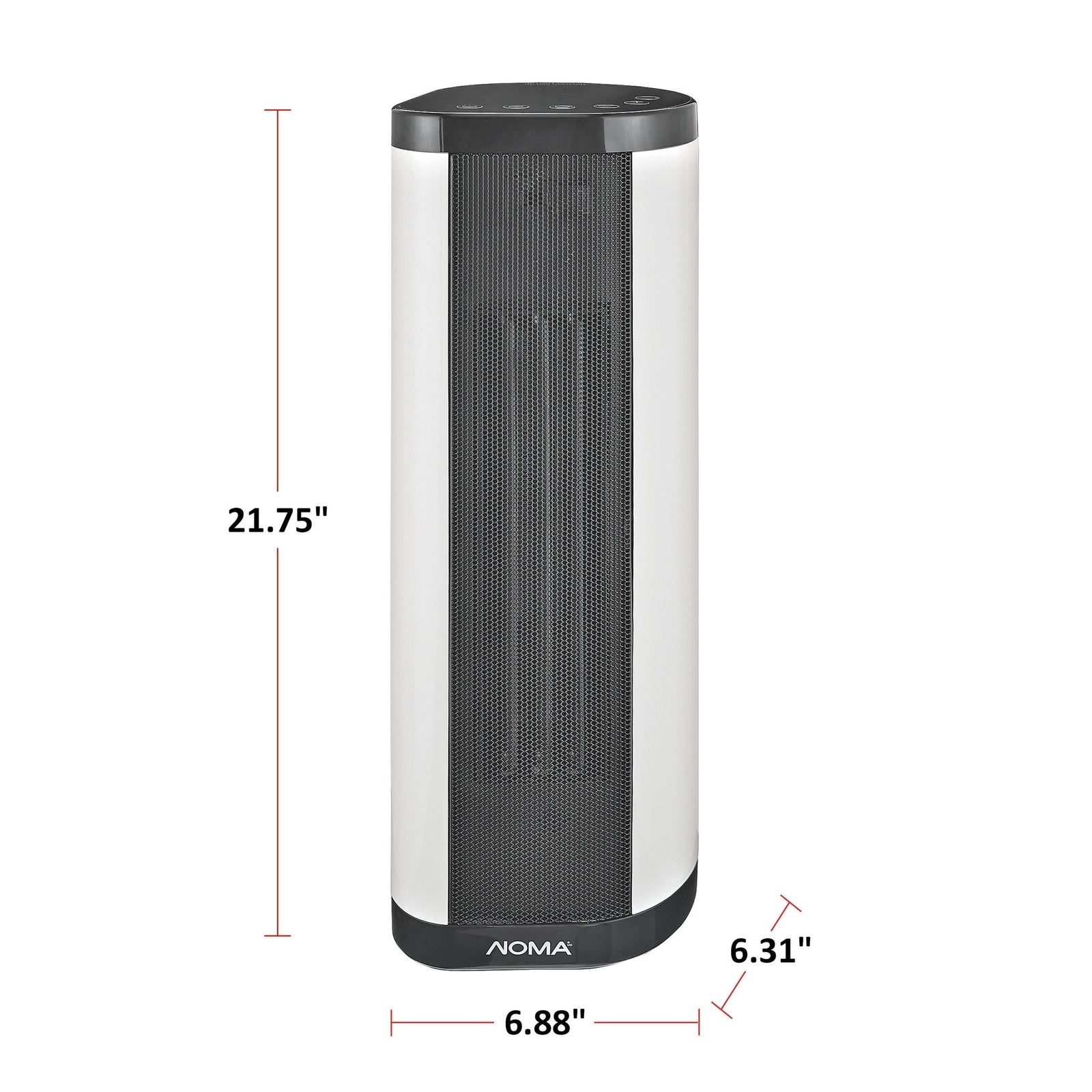 Oscillating Tower/Baseboard Heater withRemote Control & Thermostat, 1500W, White Z3A9 - product image 4