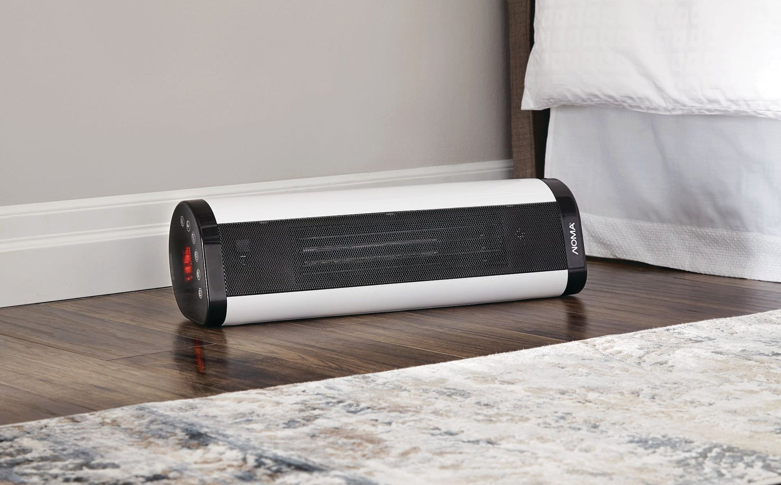 Oscillating Tower/Baseboard Heater withRemote Control & Thermostat, 1500W, White B8P7 - product image 7