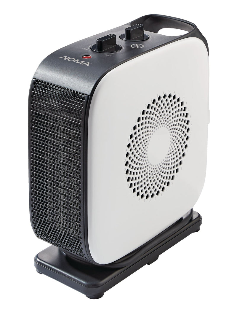 Portable Oscillating Portable Ceramic Space Heater withThermostat, 1500W, White R5W0