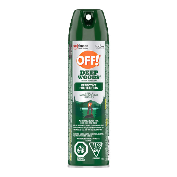 ! Deep Woods 8-Hour 25% DEET Bug Spray, 230-g U0H9