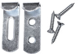 Invisible Mirror Holder, For Frameless Mirrors, Steel Construction, Silver, 4-pk D9Q0 - product image 1