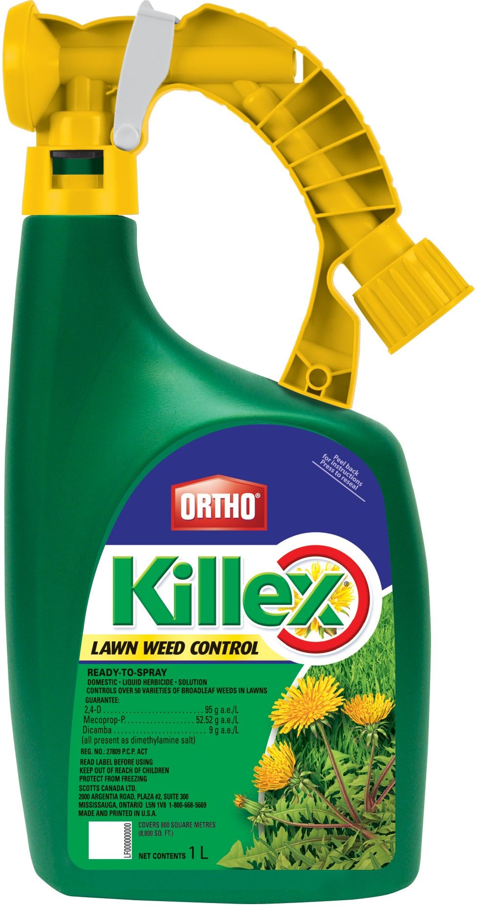 Killex Ready-to-Spray Lawn Weed Control/Killer, Herbicide, 1-L U0W6 - product image 1