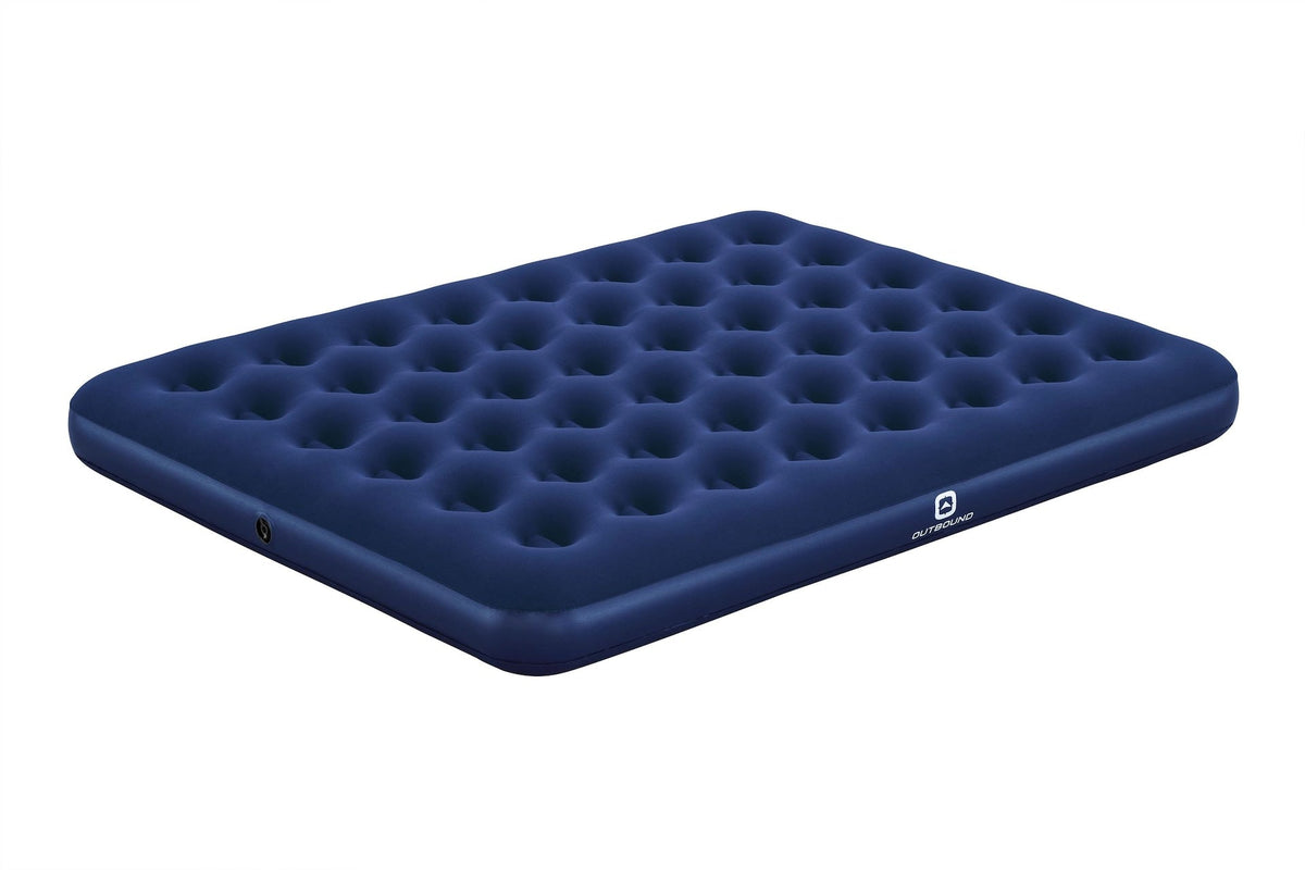 Queen Single-High Inflatable Air Mattress/Airbed with Flocked Top & Repair Kit C9M8 - product image 1