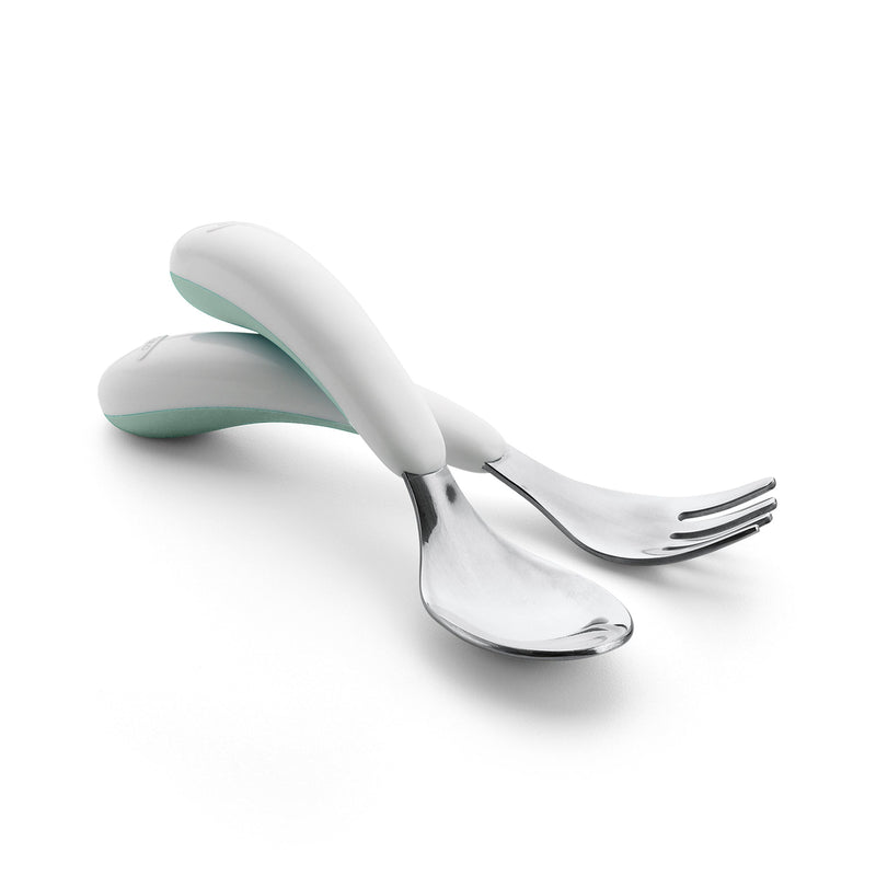 Tot On-the-Go Fork & Spoon Set, Opal E0C7
