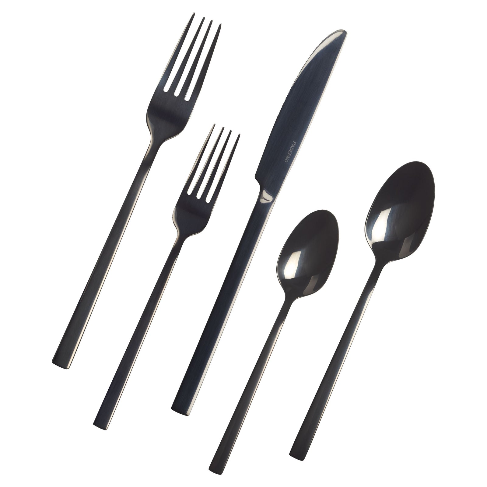 Belvedere Stainless Steel Flatware Set, Serves 4, 20-pc, Black H5N3 - product image 1