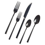 Belvedere Stainless Steel Flatware Set, Serves 4, 20-pc, Black E7W0 - product image 1