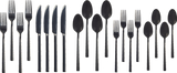 Belvedere Stainless Steel Flatware Set, Serves 4, 20-pc, Black E7W0 - product image 3