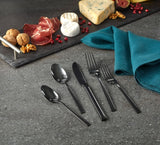 Belvedere Stainless Steel Flatware Set, Serves 4, 20-pc, Black E7W0 - product image 6
