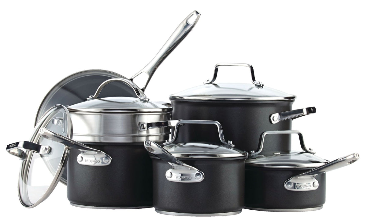 Hard Anodized Cookware Set, Non-Stick, PFOA-Free, Dishwasher & Oven Safe, 12-pc Q8M3 - product image 3