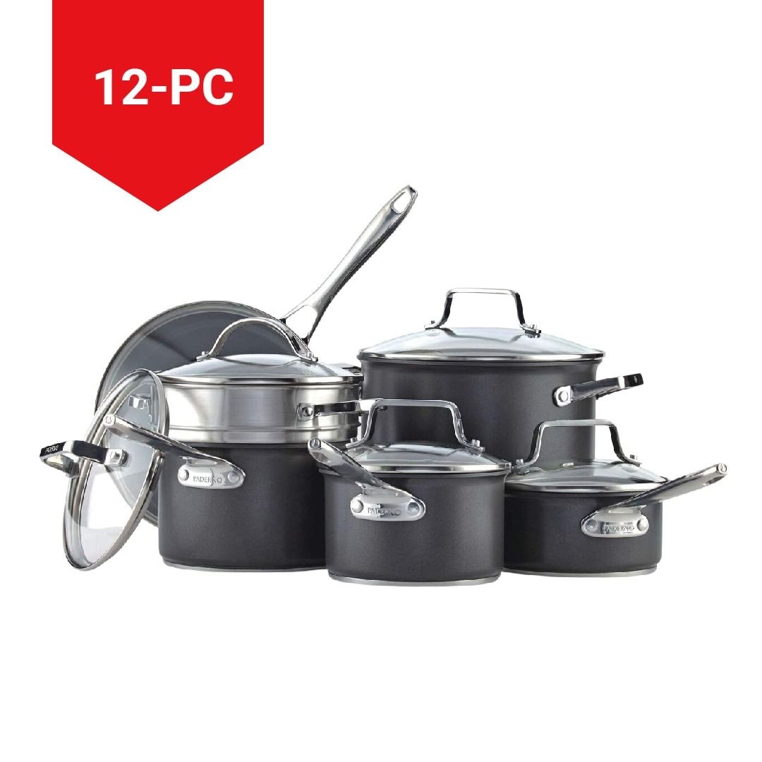 Hard Anodized Cookware Set, Non-Stick, PFOA-Free, Dishwasher & Oven Safe, 12-pc A3K4 - product image 4