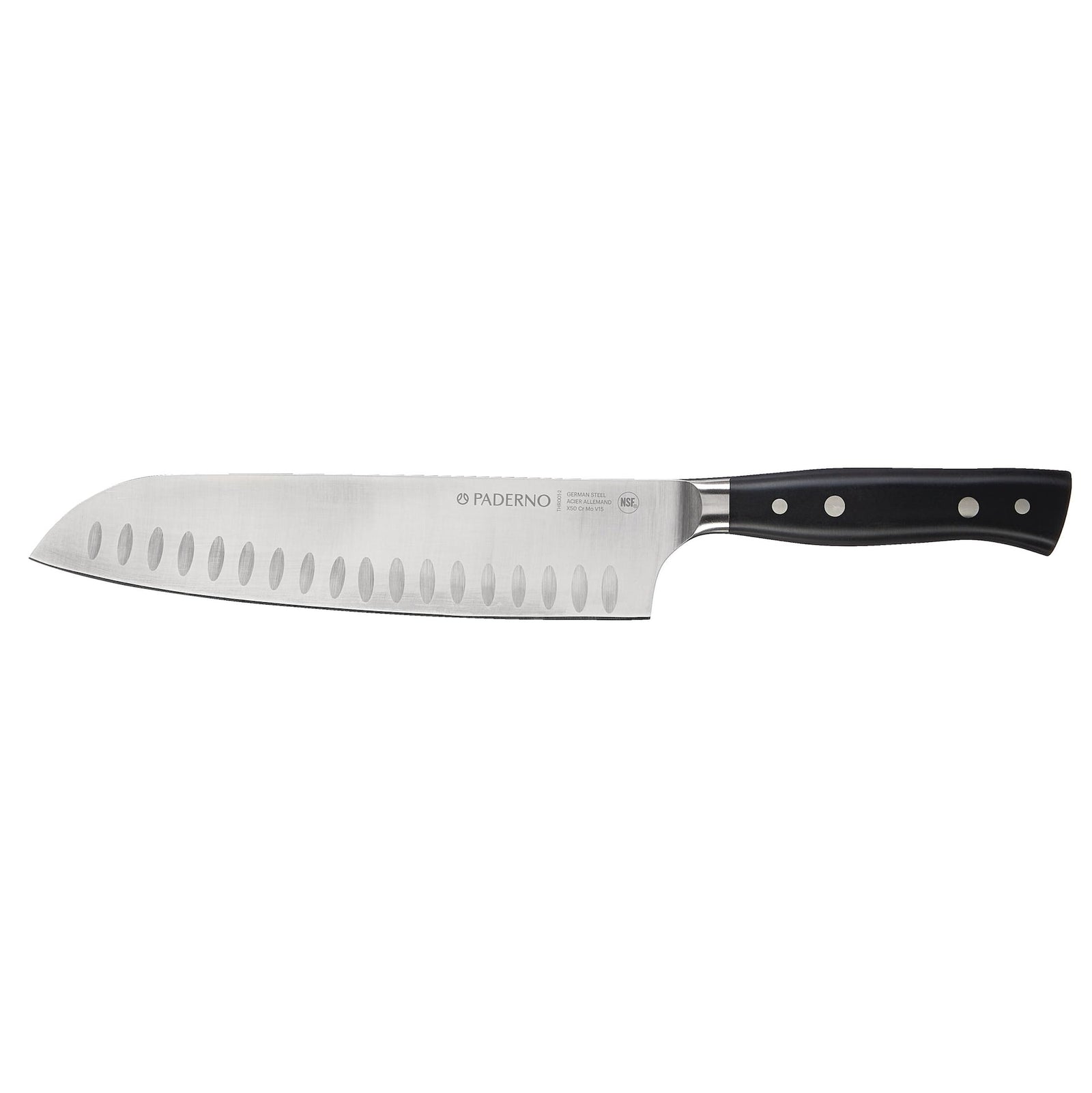 Montgomery Stainless Steel Santoku Knife, 8-in H1W7 - product image 1