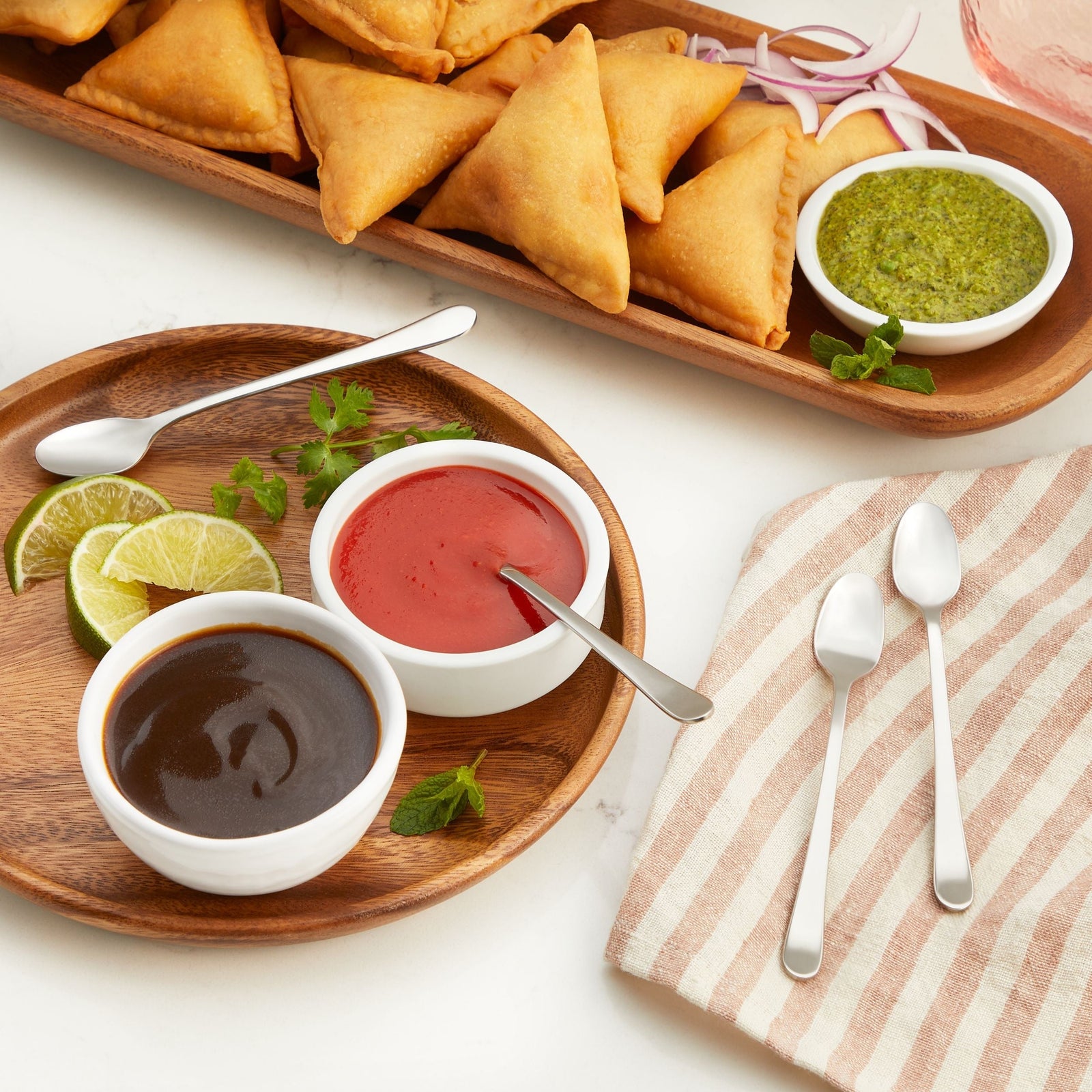 Stainless Steel Mini Spoons, 4-pc Q3A7 - product image 2