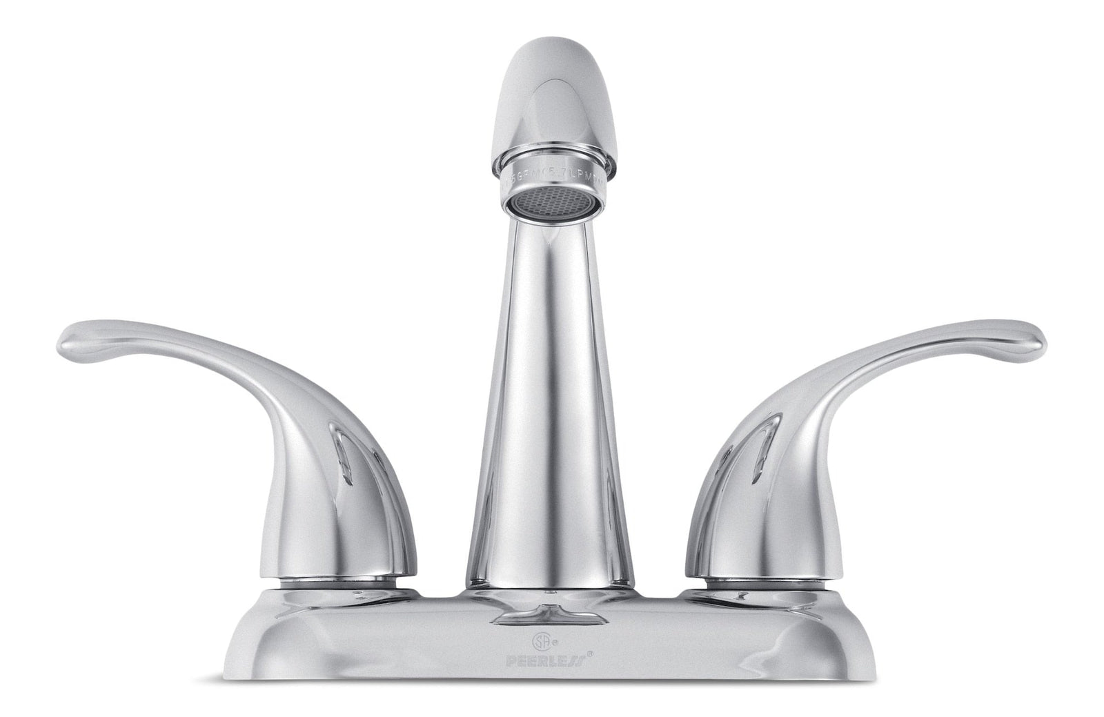 Double Handle Rigid Spout 4-in Centreset Bathroom Sink Faucet with Pop-Up Drain, Chrome O2P9 - product image 1