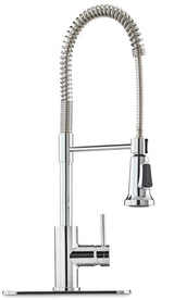 Gourmet Single-Handle Pull-Down Kitchen Faucet, Chrome H2B1 - product image 1
