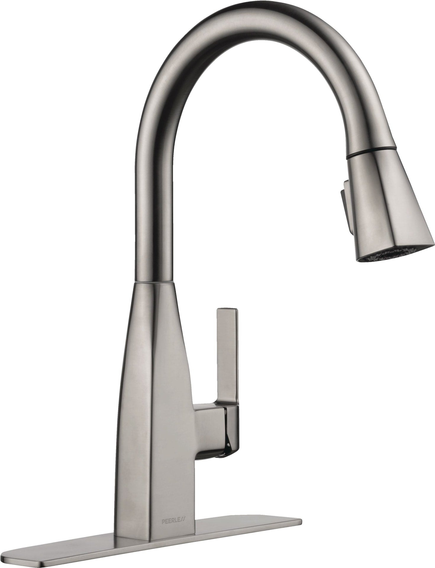 Xander Single Handle High Arc Pull-Down Kitchen Faucet, Stainless Steel H6X2 - product image 1