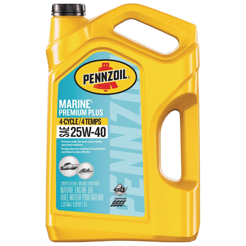 Marine Premium Plus 25W-40 4-Cycle Engine Oil, 5-L V3T6