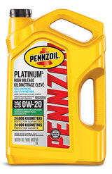Platinum High Mileage 0W20 Synthetic Engine/Motor Oil, 5-L F1R1 - product image 1