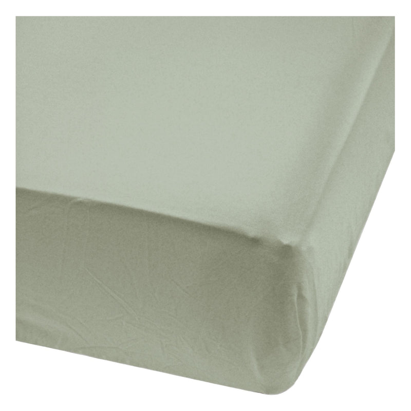 Bamboo Baby Crib Fitted Sheets, Moss W6V5