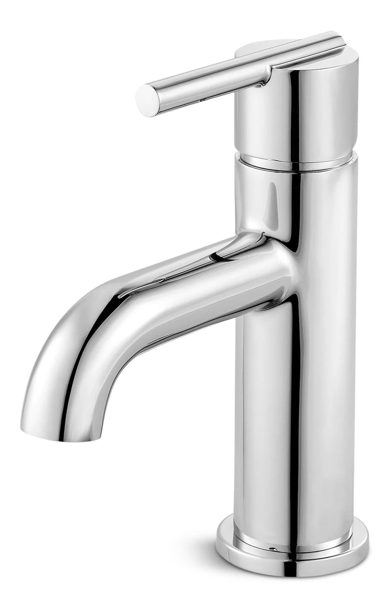 Fullerton Single Handle Single Hole 4-in Centreset Bathroom Sink Faucet, Push & Seal Drain, Chrome F7Q7