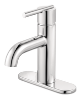 Fullerton Single Handle Single Hole 4-in Centreset Bathroom Sink Faucet, Push & Seal Drain, Chrome C0N9 - product image 2