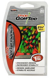 Performance Plastic Golf Tee, 2-3/4-in, 30-pk, Fruit Mix/Stripes Assorted Colours M7B4 - product image 1