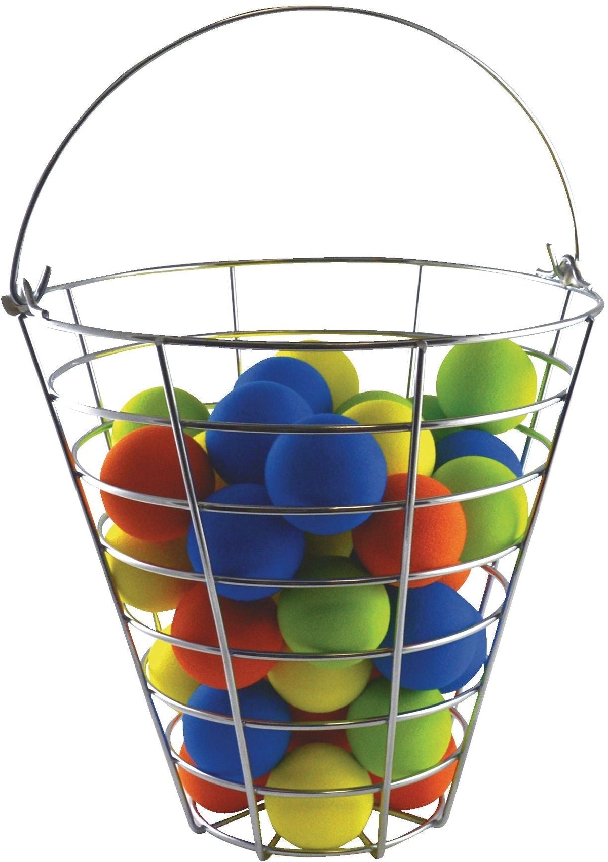 Foam Practice Golf Balls with Range Bucket, 42-pk, Assorted Colours S7R2 - product image 1