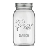 Mason Regular Mouth Canning Glass Jar with Lid & Band, 32-oz/946-mL, 12-pk Z5B3 - product image 1