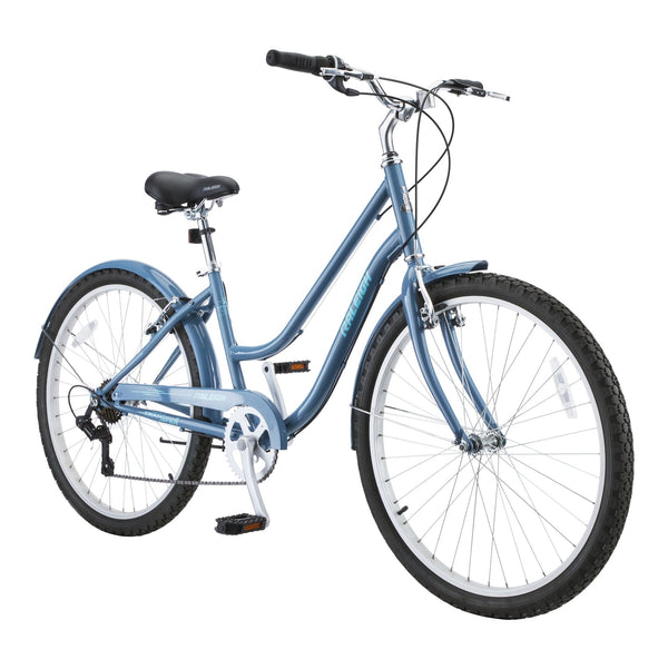 Bluff Comfort Bike, Alloy V-brakes, 26-in, Blue W1V7