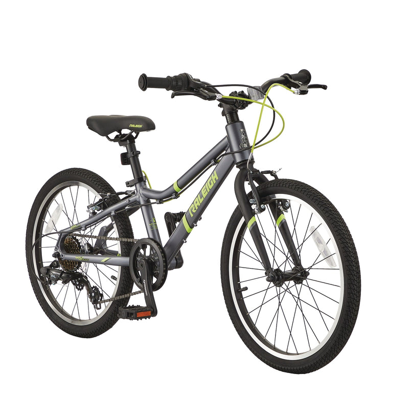 Meteor Youth Bike with Reflectors, 7-Speed, 20-in Wheel, Grey Q6R1