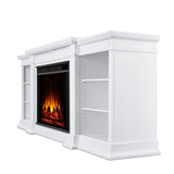 Flame Eliot Grand Entertainment VividFlame Media Indoor Electric Fireplace TV Stand, 1500W, Includes Remote Control & Firebox, White Y4S5 - product image 2