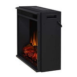 Flame Valmont Media Indoor Electric Fireplace TV Stand, 74-in, 1500W, Includes Remote Control & Firebox, Dark Mahogany Z6N0 - product image 2
