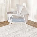 Baby Basics Infant Bassinet with Canopy, Grey Y0E9 - product image 1