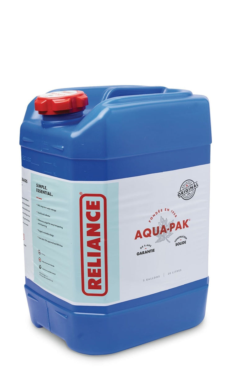 Aqua Pak Camping Water Jug Container, Assorted Capacity M4T3