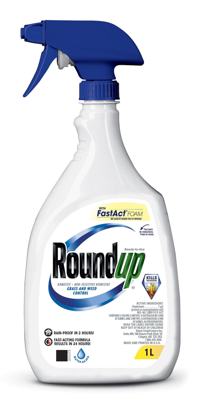 Ready-to-Use Herbicide Grass & Weed Control/Killer with Fast Fact Foam, 1-L V1E3