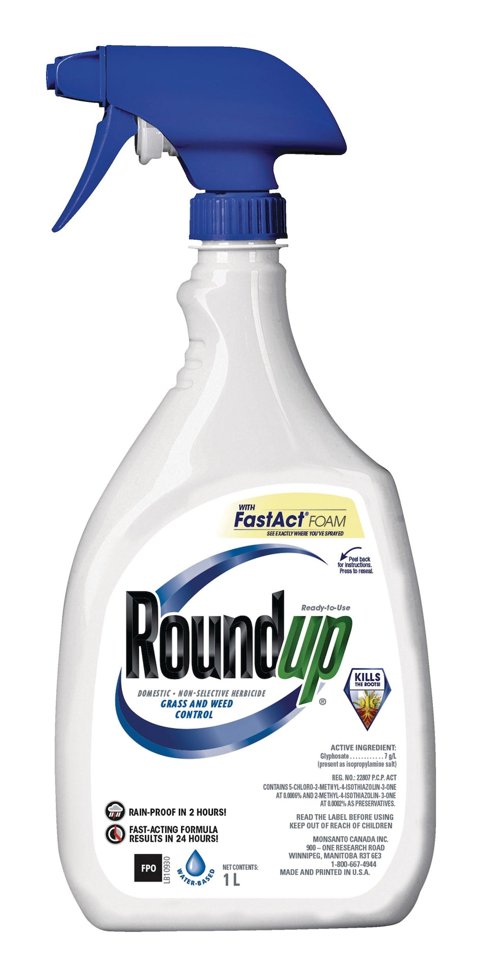 Ready-to-Use Herbicide Grass & Weed Control/Killer with Fast Fact Foam, 1-L V1E3 - product image 2