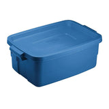 Roughneck Stackable Storage Box with Lid, 11-L, Blue B4U8 - product image 1