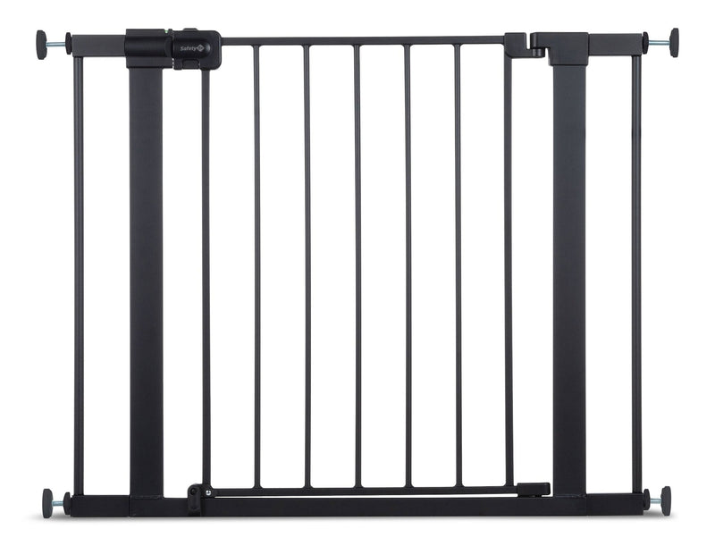 Baby Gate, Easy Install, Black O7M6
