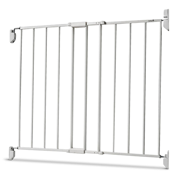 Top of Stairs Metal Gate, White E3R1