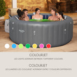 Spa Santorini Grey 7-Person Luxe HydroJet Pro Round Smart Spa, 85-in x 31.5-in Q3Q4 - product image 8