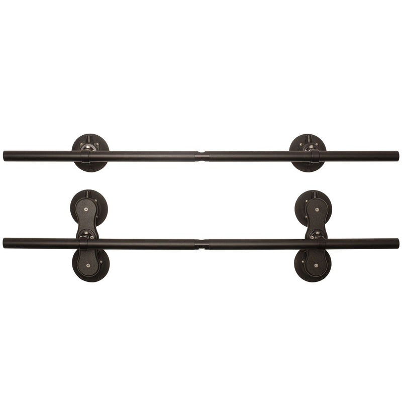 Monkey Bars Aluminum Roof Cross-Bar System, Powder Coated Black, 60-in Y9D7