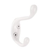 Single Hook, 3.5", White, 3pk N5M1 - product image 1