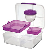 To Go Bento Lunch Box Plastic Food Storage Container, 1.65 L (55.7 oz) T9B3 - product image 1