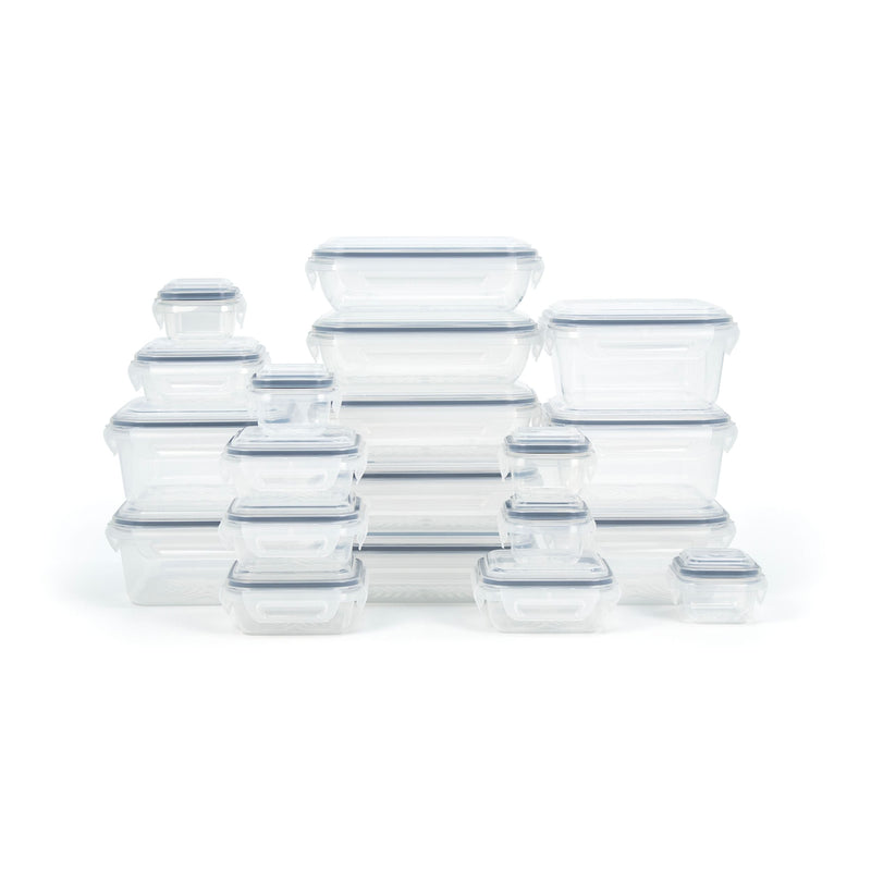 Plastic Food Storage Container Set with Airtight Seal, 20 Count I4J2