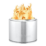 Stove Stainless Steel Smokeless Bonfire Fire Pit with Removable Ash Pan, 19.5 x 14-in N5J6 - product image 1