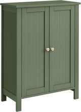 Home 2-Door Forest Green Storage Cabinet with 2 Adjustable Shelves X5S6 - product image 1