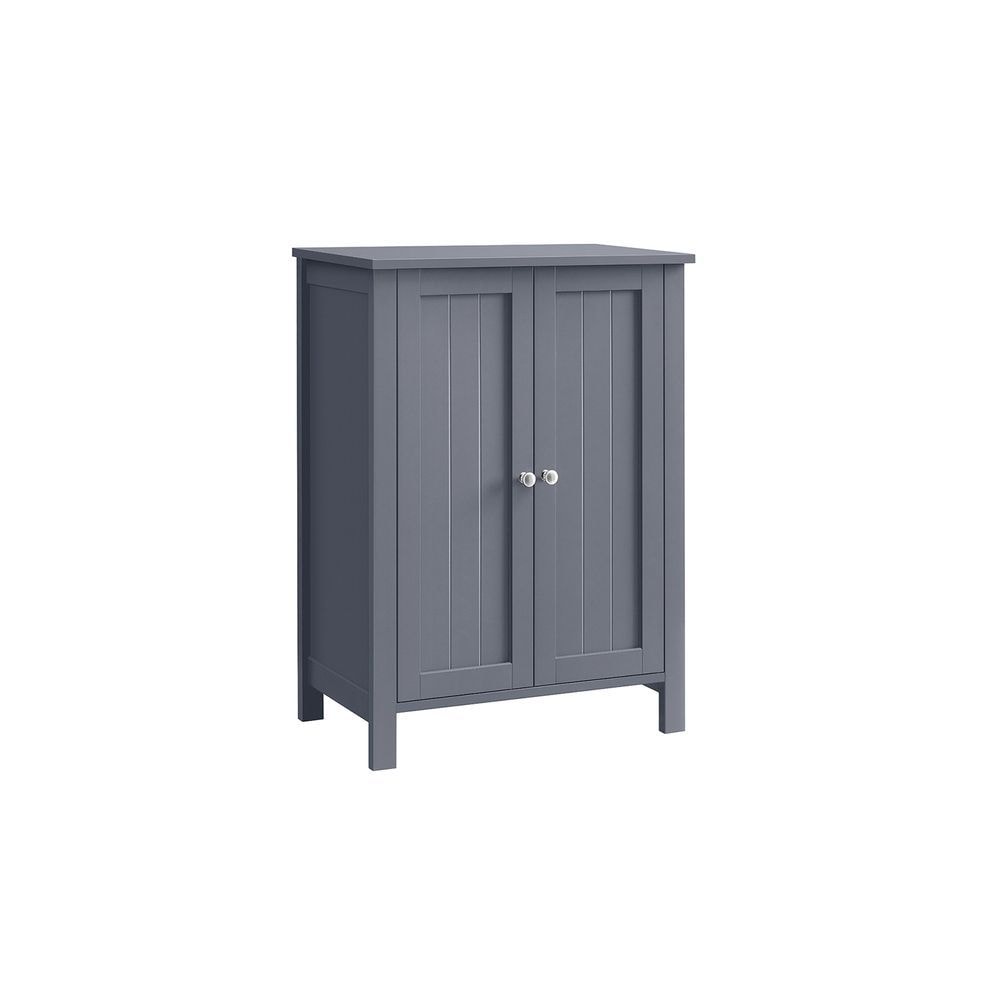 Home Dove Grey Floor Cabinet with 2 Adjustable Shelves H2W9 - product image 1