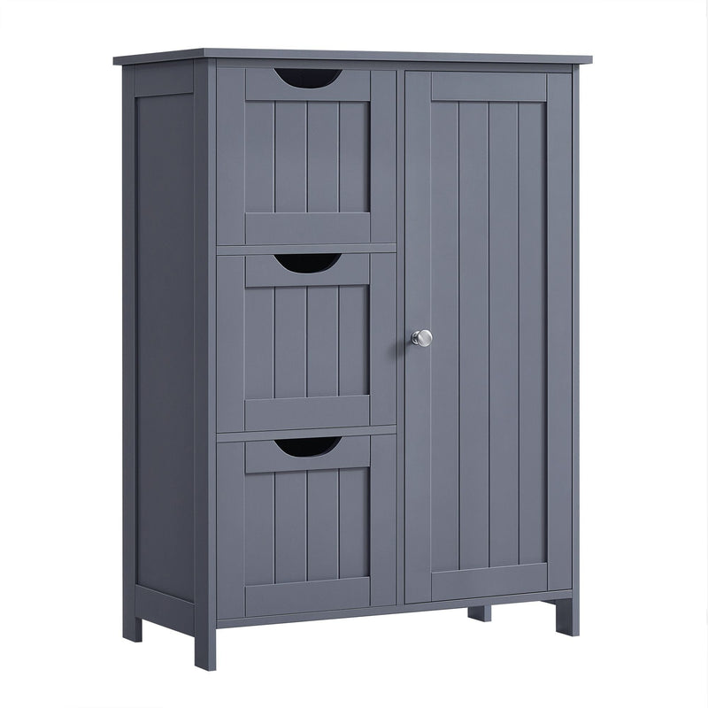 Home White Freestanding Cabinet with Drawers Y0Q3