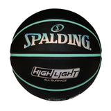 Highlight Foil Basketball, Black/Mint, Size 7 Z2D3 - product image 2